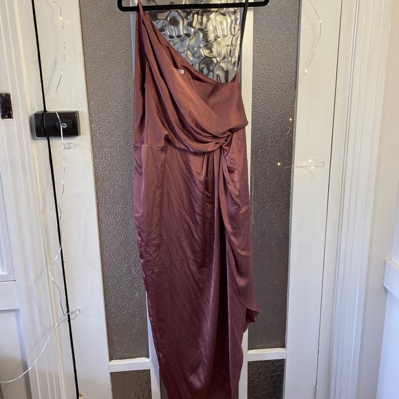 Sheike Dresses & Skirts - Sheike Dusty Rose Asymmetrical Dress